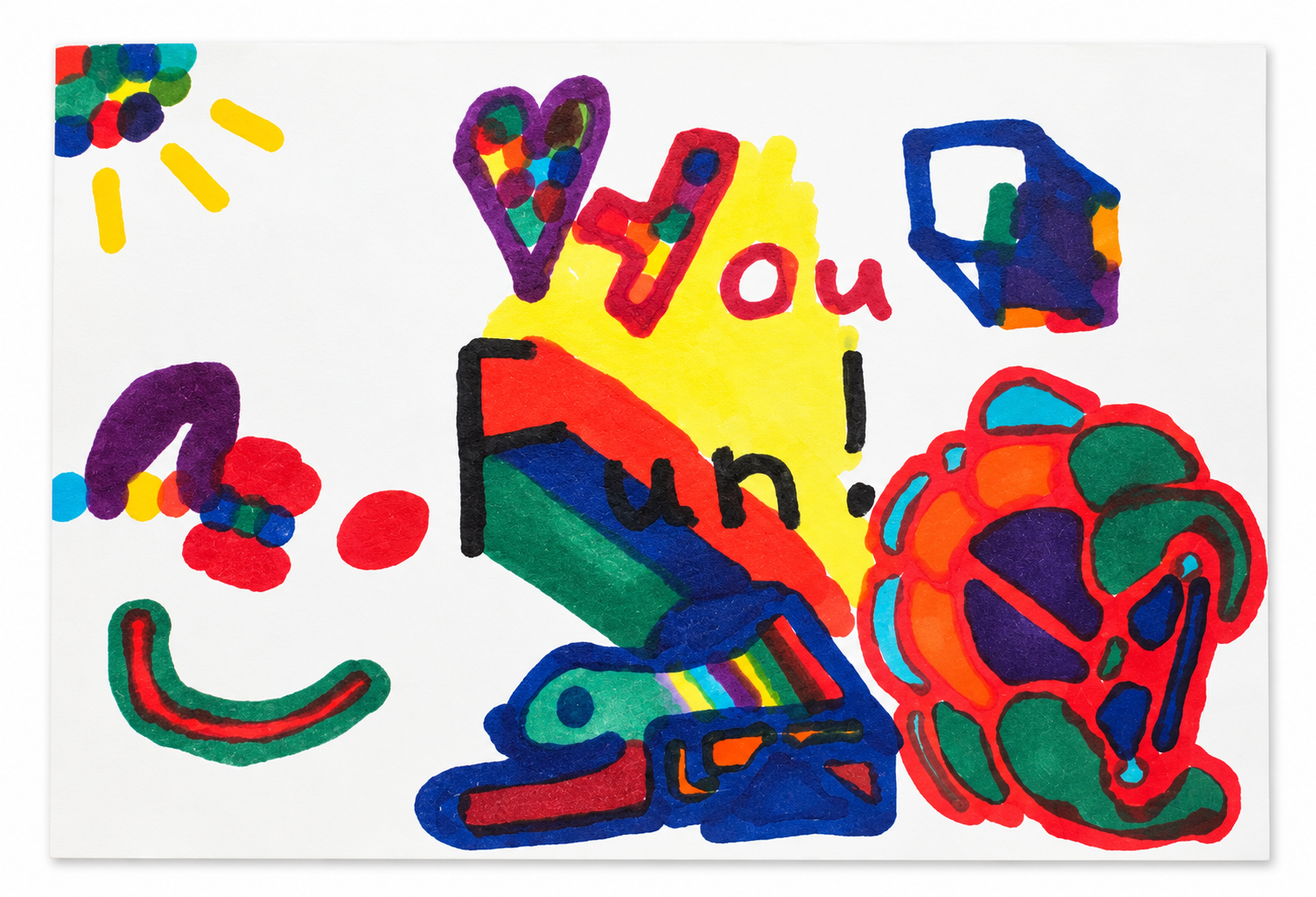 Skye’s colorful original You artwork